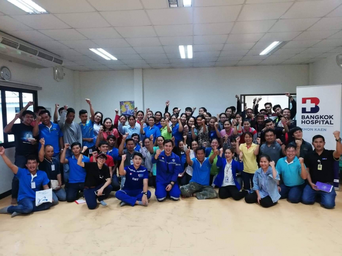 บริษัท​มอนซานโต้ สาขาขอนแก่น อบรม BLS ให้แก่พนักงาน