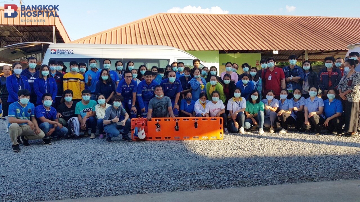 อบรมหลักสูตรการปฐมพยาบาลเบื้องต้น CPR และการใช้เครื่อง AED บริษัท มอนซานโต้